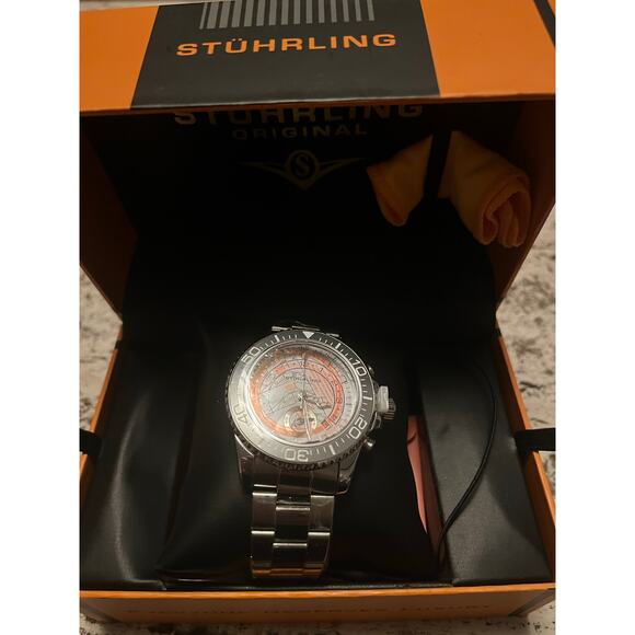 NEW STUHRLING ORIGINAL Mn's D3 - YM91 - Chronograph Movement - Picture 3 of 5